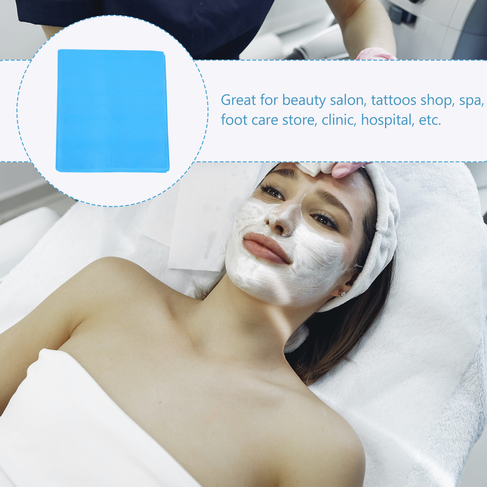 100 Sheets Disposable Foot Tow - огляд і ціна Foot Spa