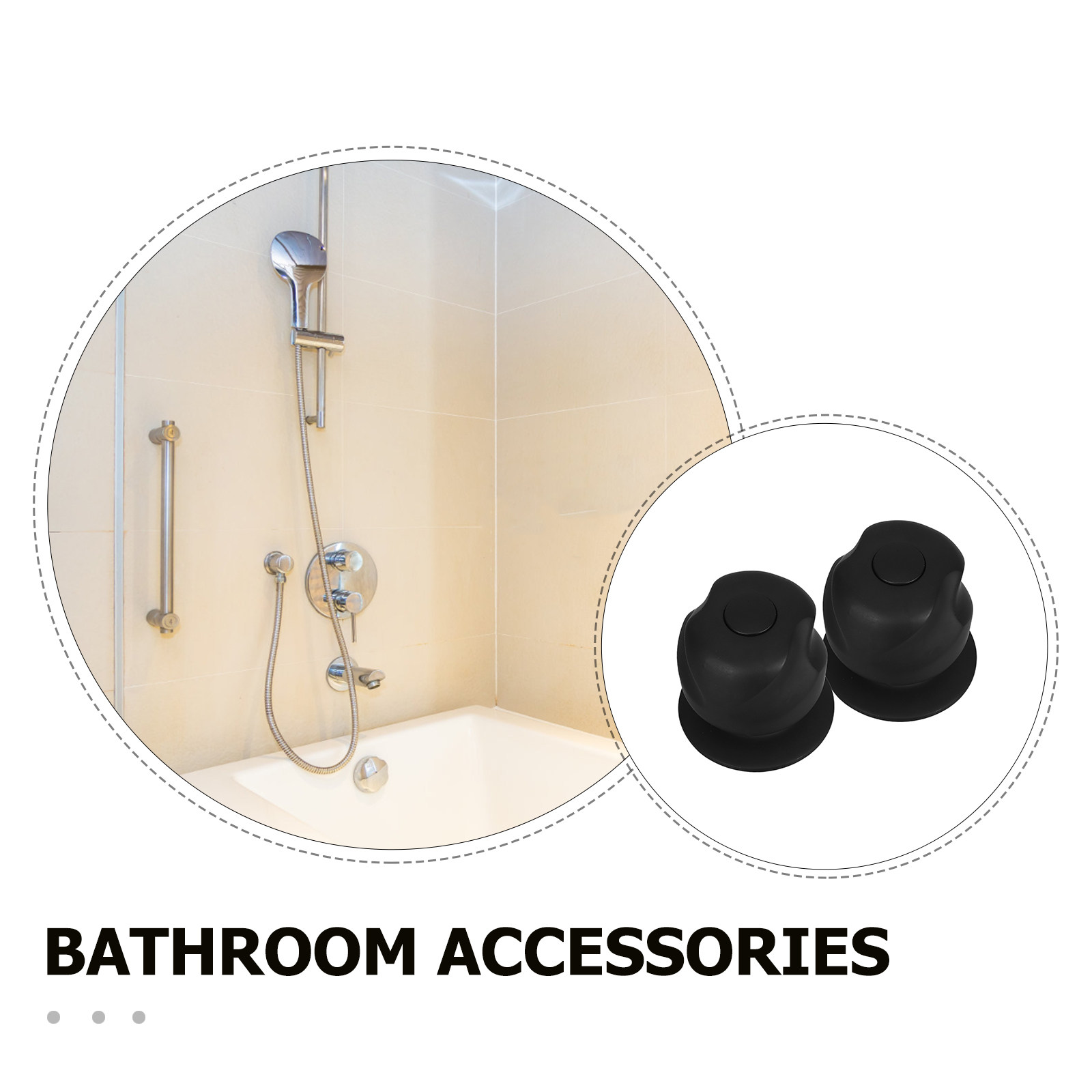 2Pcs Zinc Alloy Shower Faucet  - огляд і ціна Hot Tub