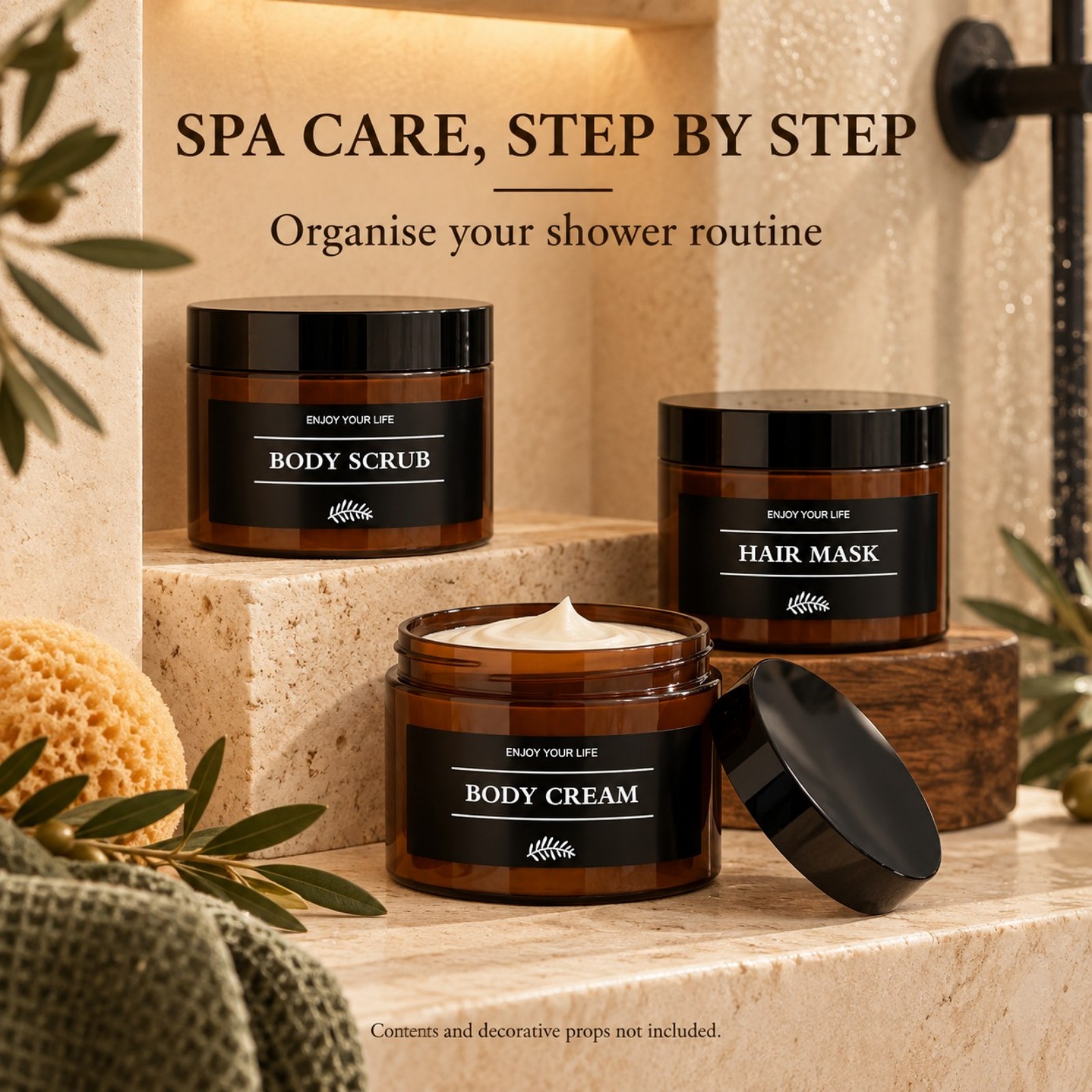 Bathroom Storage Jars with Lab - огляд і ціна Bath Salts