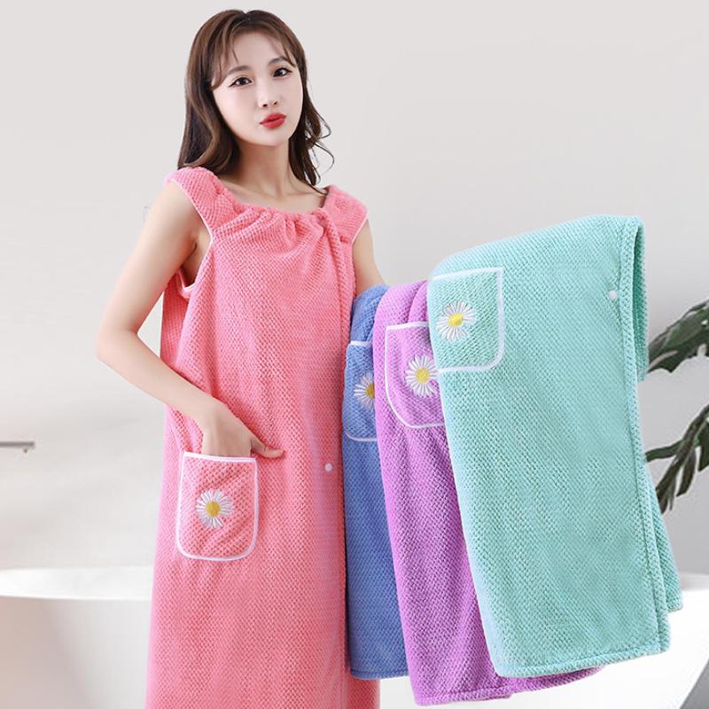 [1Pcs Wearable Bath Towel Dres - огляд і ціна Spa Towel