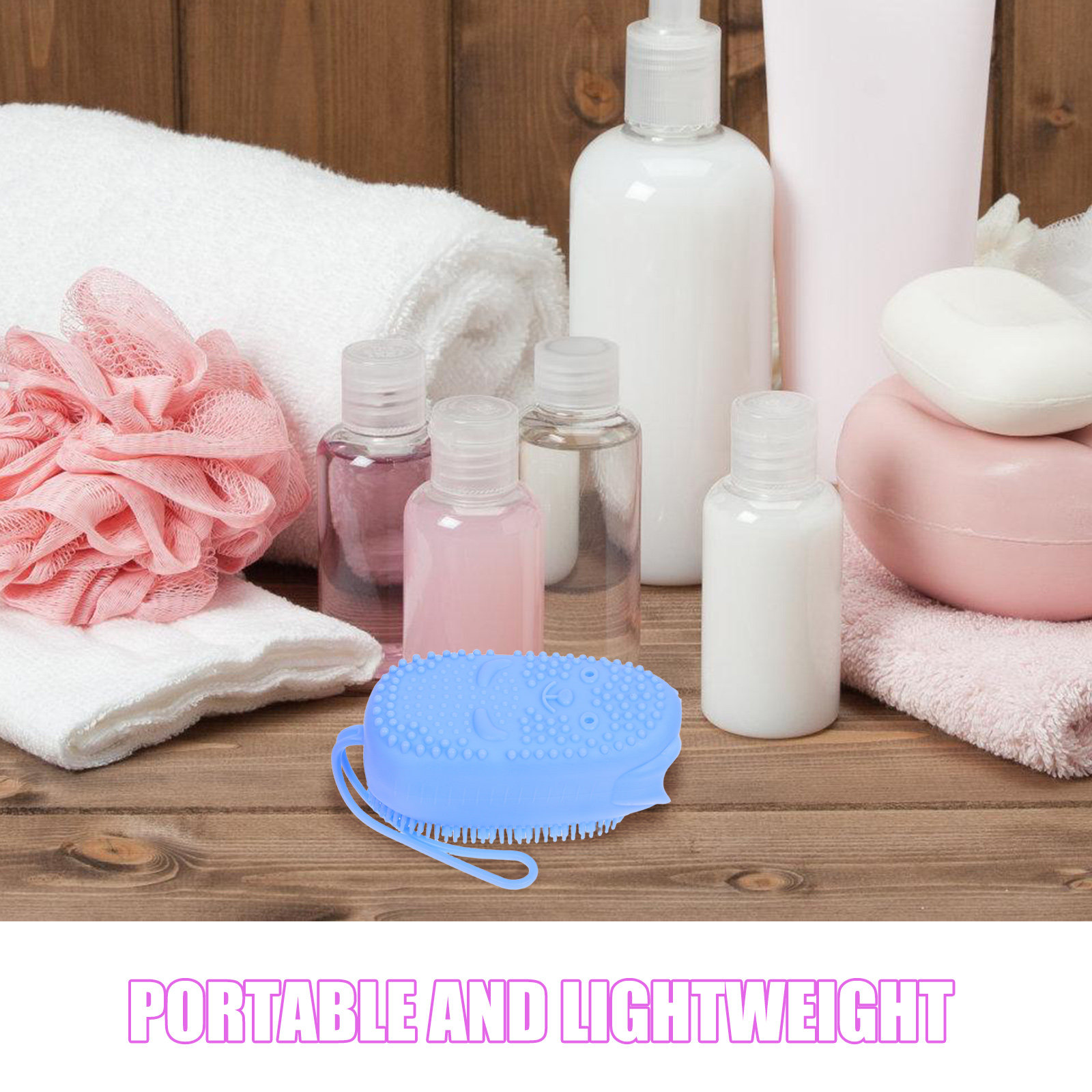 3Pcs Silicone Shower Brush Dua - огляд і ціна Body Brush