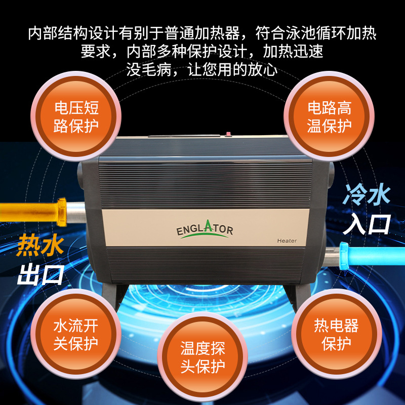 Electric Heater Heating Elemen - огляд і ціна Hot Tub