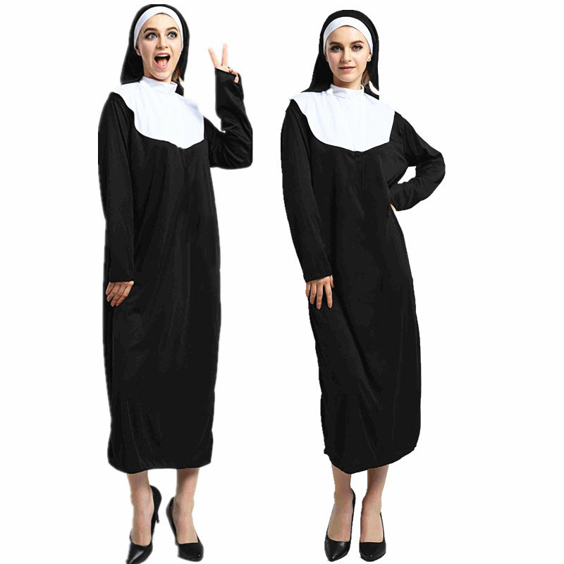 Halloween Costume Women Nun Co - огляд і ціна Bathrobe
