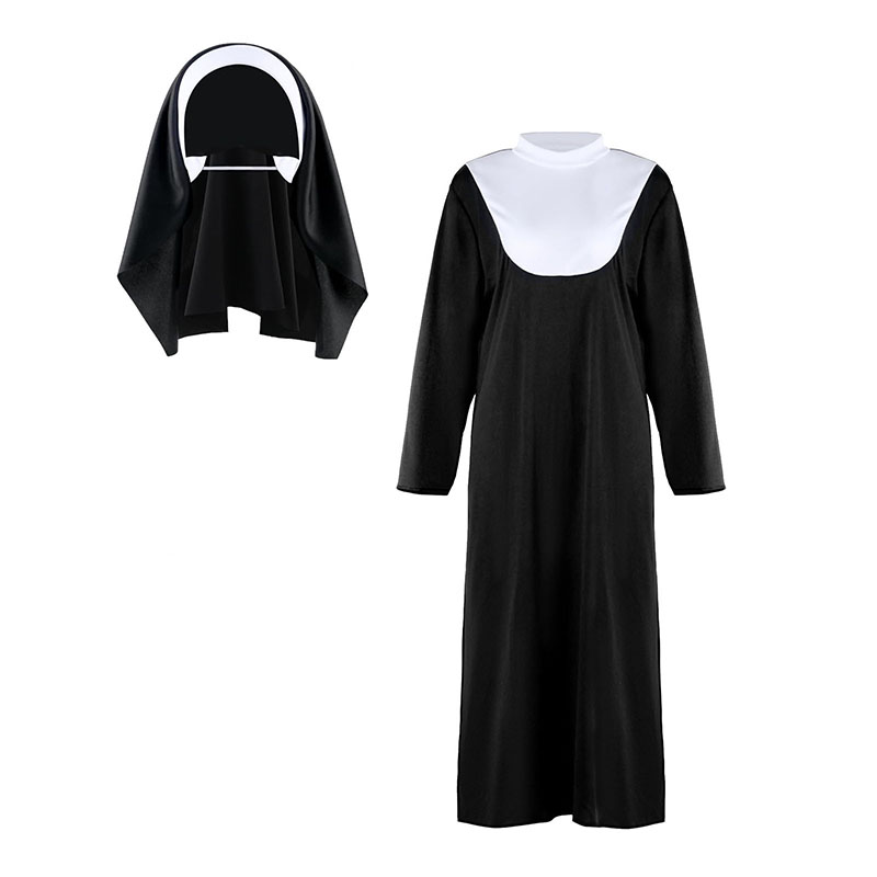 Halloween Costume Women Nun Co - огляд і ціна Bathrobe