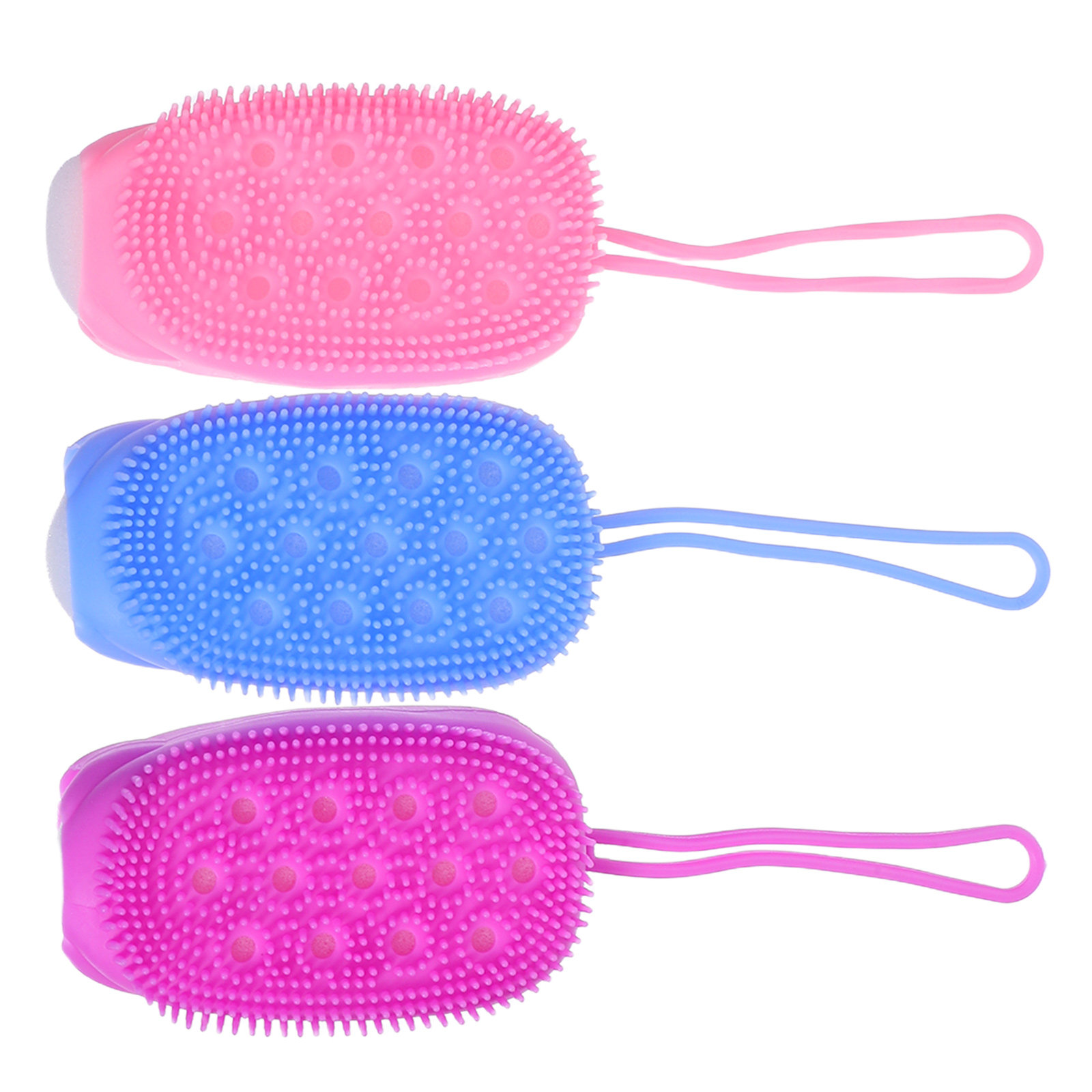 3Pcs Silicone Exfoliating Body - огляд і ціна Body Brush