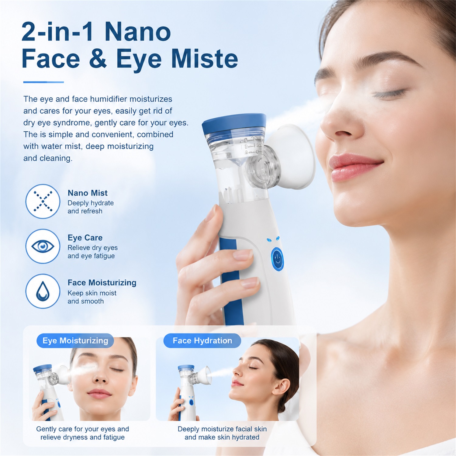 Handheld Facial Nano Mister Po - огляд і ціна Face Steamer
