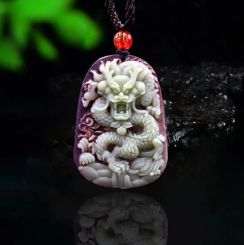 Purple Robe Jade Dragon Pendan - огляд і ціна Bathrobe