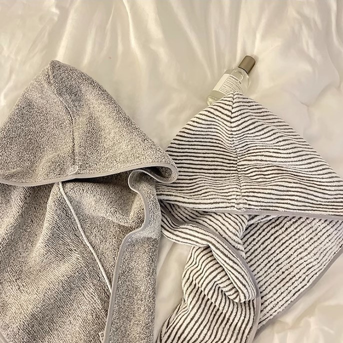Microfiber Striped Hair Drying - огляд і ціна Spa Towel